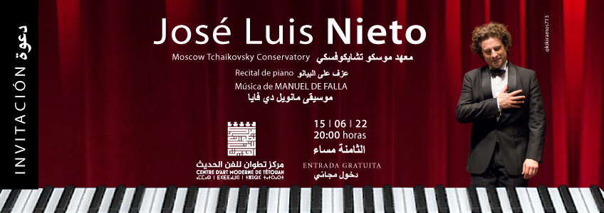 FUNIBER organise le concert du pianiste José Luis Nieto à Tétouan, au Maroc