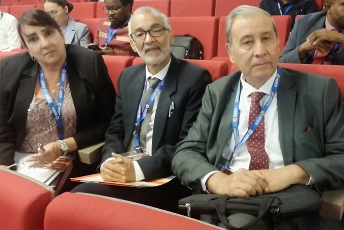 Autorités de FUNIBER et UNIC lors du Séminaire méthodologique d'évaluation.